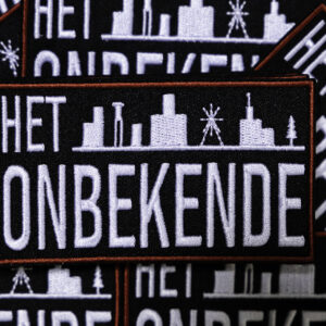 Patch Het Onbekende – geborduurde patch
