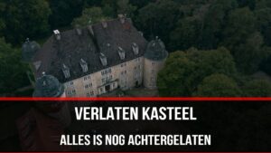 Buitengevel van het verlaten Schloss der Booten tijdens urbex-bezoek door Het Onbekende